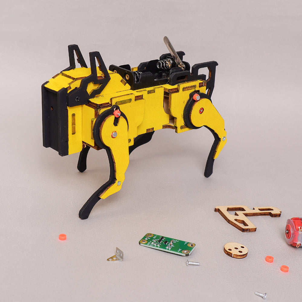 Robot Dog STEM Kit – Sound Activated DIY Toy (ONLINE ORDER ONLY)
