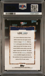 Graded 2024 Topps Now LeBron James #12 Basketball Card PSA 9 Mint (ONLINE ORDER ONLY)