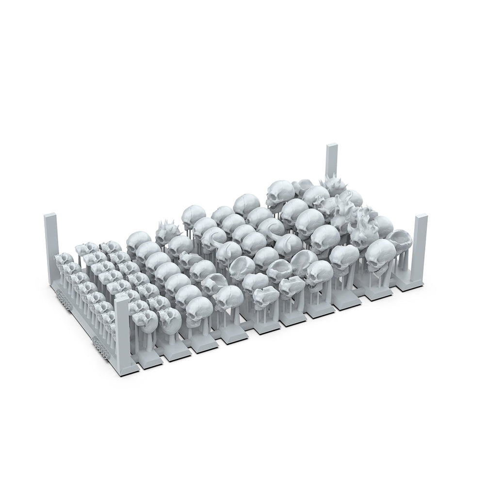 AK Interactive Basing Bits: Skulls (72 Pieces)