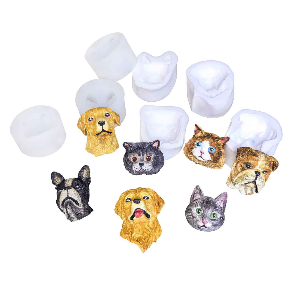 TP009 Pet Head Silicone Mold (ONLINE ORDER ONLY)