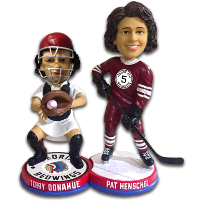 Terry Donahue and Pat Henschel Bobbleheads (ONLINE ORDER ONLY)