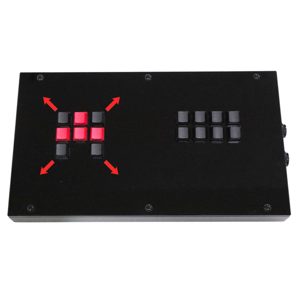 RAC-J800KK-8D 8 Directions Mechanical Keyboard Arcade Joystick WASD Fightstick For PS4/PS3/Xbox/PC (Online Only)