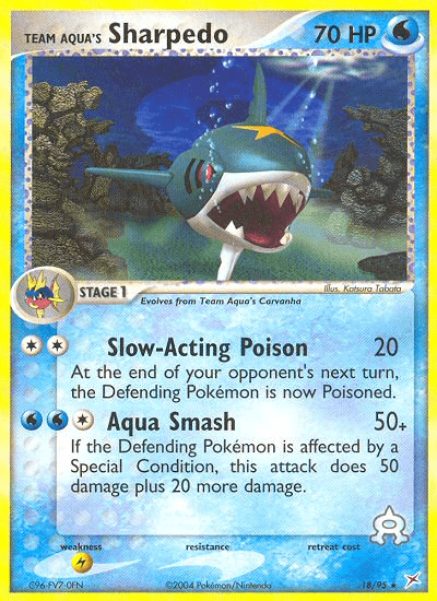 Team Aqua's Sharpedo (18/95) [EX: Team Magma vs Team Aqua] (Online Only)