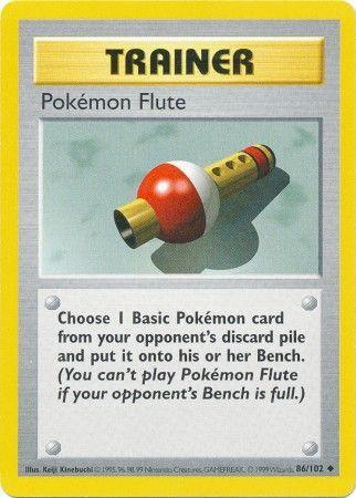 Pokemon Flute (86/102) [Base Set Shadowless Unlimited] (Online Only)