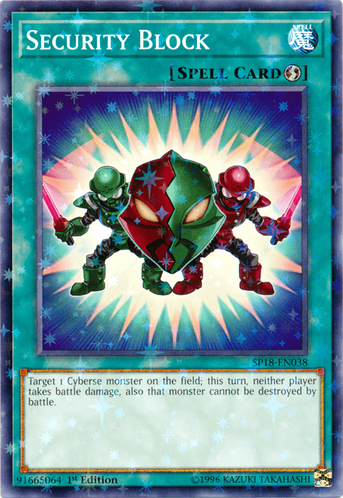 Security Block [SP18-EN038] Starfoil Rare (ONLINE ORDER ONLY)