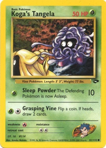 Koga's Tangela (81/132) [Gym Challenge Unlimited] (Online Only)
