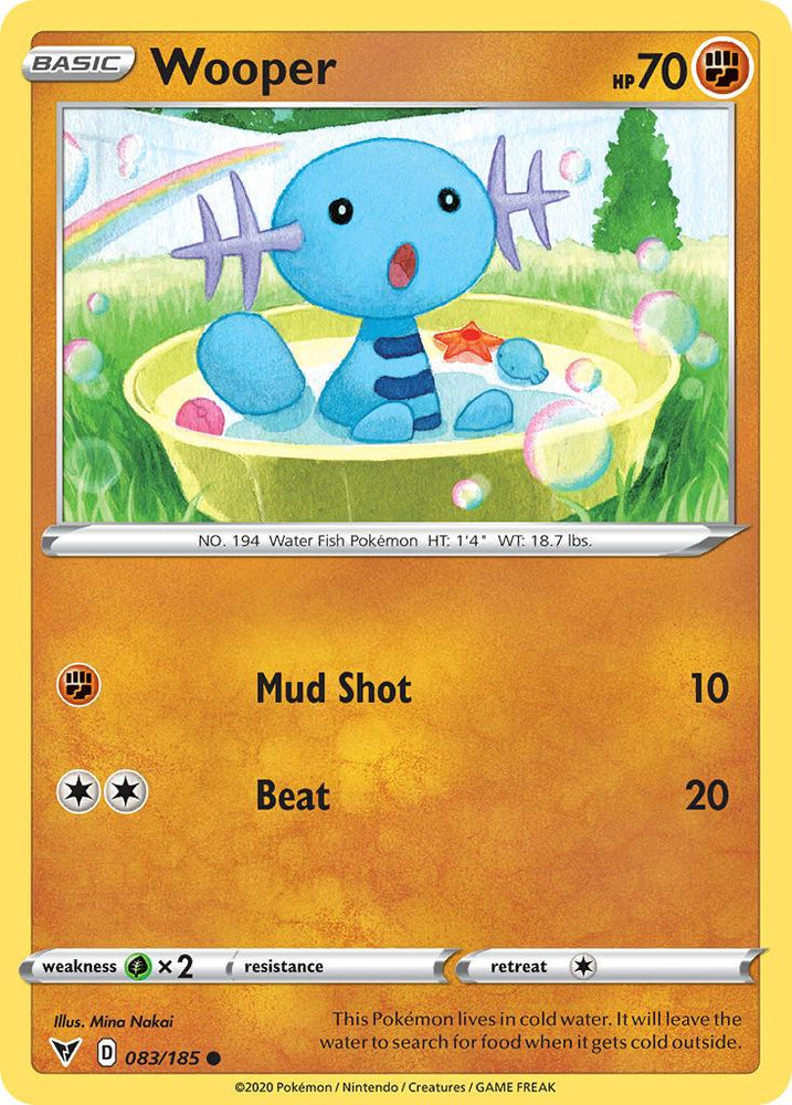 Wooper (083/185) [Sword & Shield: Vivid Voltage] (Online Only)
