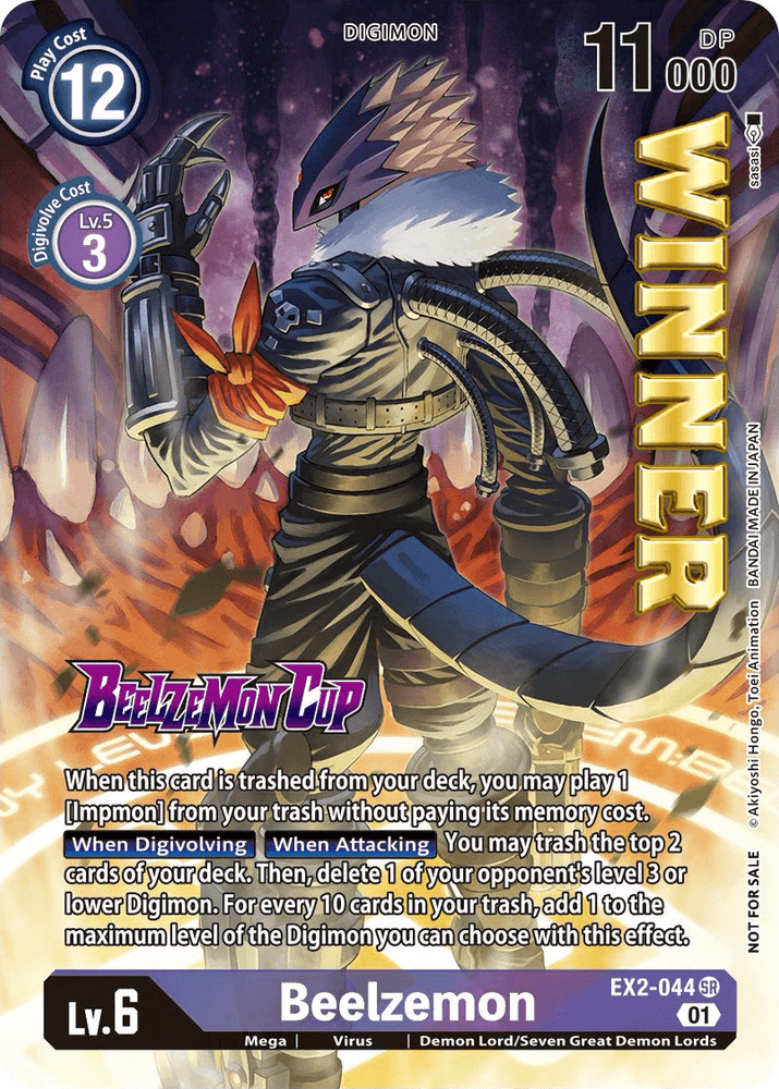 Beelzemon [EX2-044] (Beelzemon Cup Winner) [Starter Deck: Beelzemon Advanced Deck Set Promos] (ONLINE ORDER ONLY)