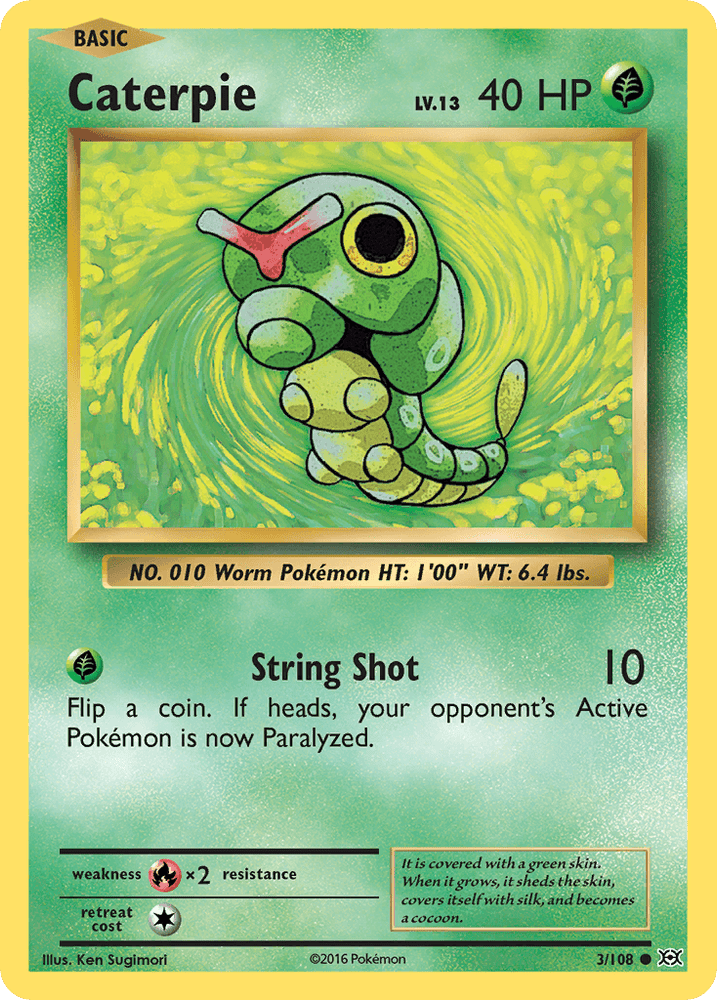 Caterpie (3/108) [XY: Evolutions] (Online Only)