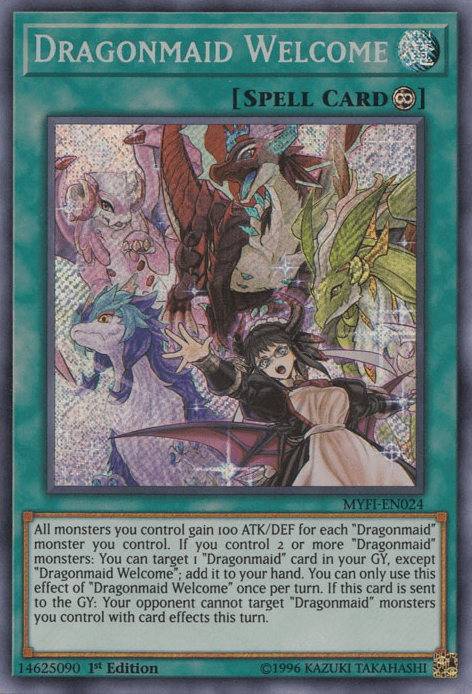Dragonmaid Welcome [MYFI-EN024] Secret Rare (ONLINE ORDER ONLY)