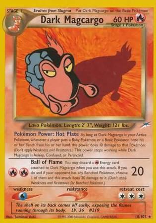 Dark Magcargo (18/105) [Neo Destiny Unlimited] (Online Only)
