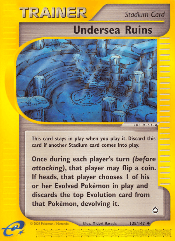 Undersea Ruins (138/147) [Aquapolis] (Online Only)