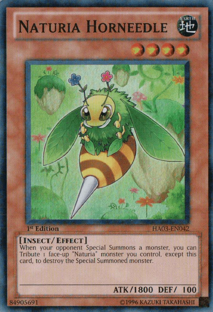 Naturia Horneedle [HA03-EN042] Super Rare (ONLINE ORDER ONLY)