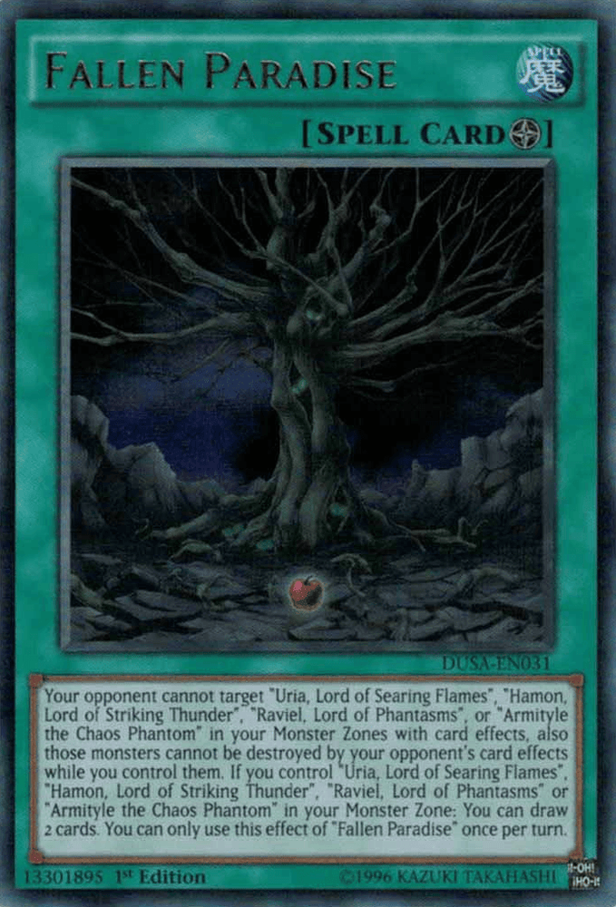 Fallen Paradise [DUSA-EN031] Ultra Rare (ONLINE ORDER ONLY)