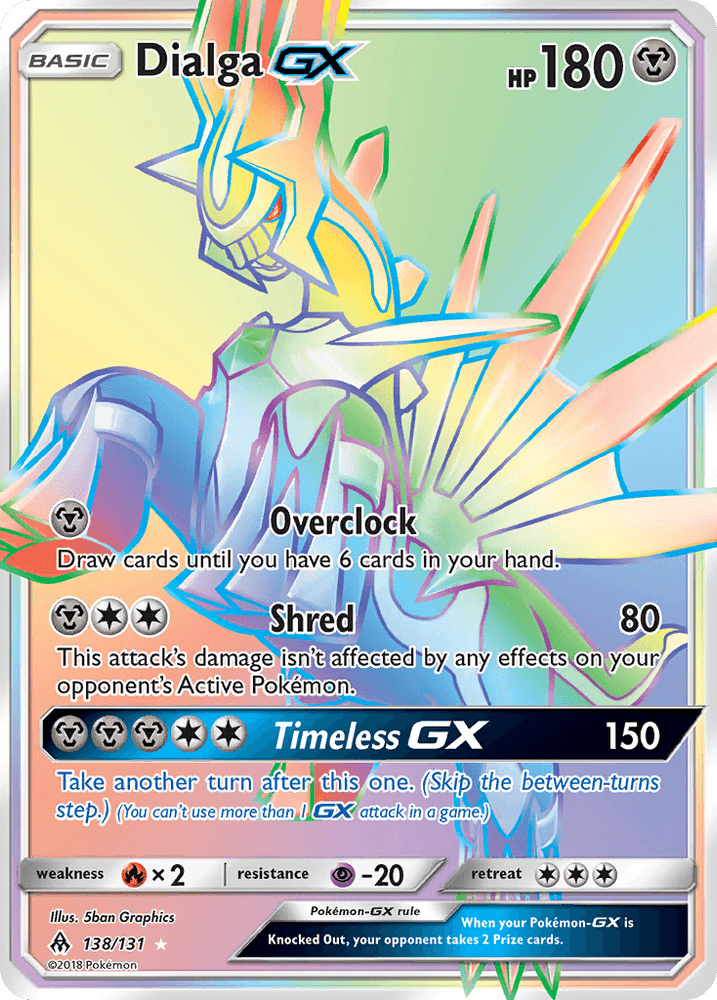Dialga GX (138/131) [Sun & Moon: Forbidden Light] (Online Only)