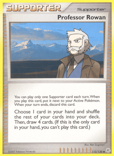 Professor Rowan (112/130) [Diamond & Pearl: Base Set] (Online Only)