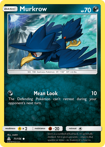 Murkrow (71/156) [Sun & Moon: Ultra Prism] (Online Only)