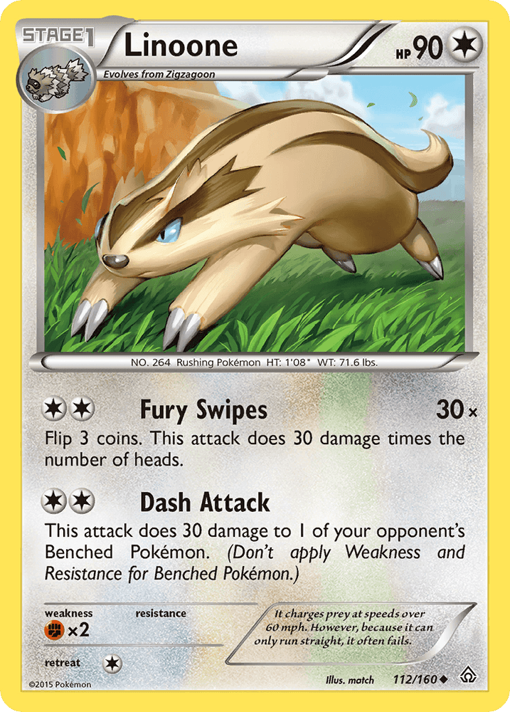 Linoone (112/160) [XY: Primal Clash] (Online Only)