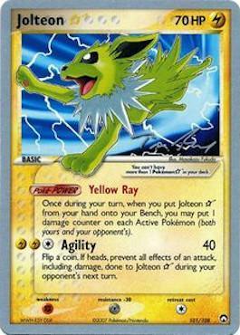 Jolteon Star (101/108) (Legendary Ascent - Tom Roos) [World Championships 2007] (Online Only)