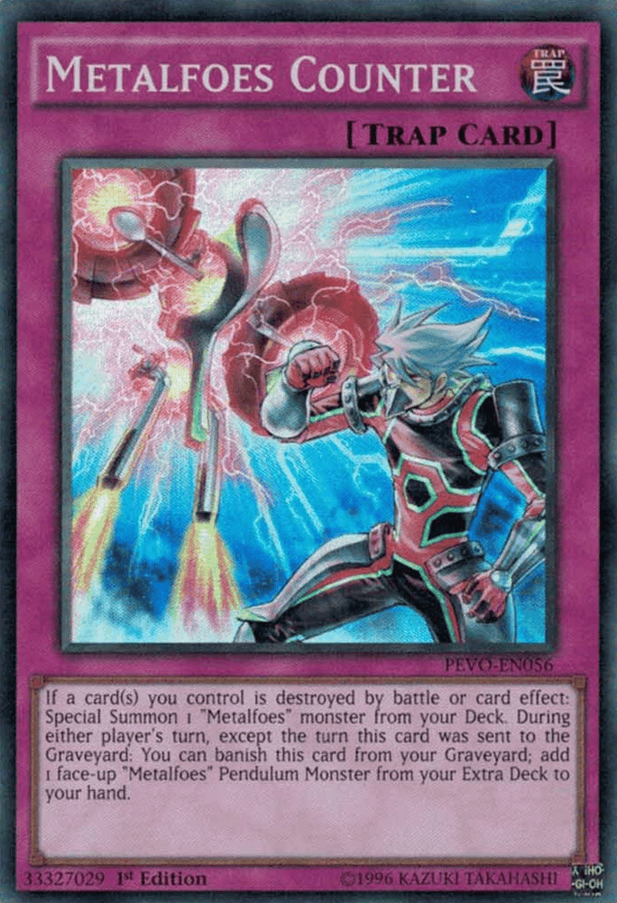 Metalfoes Counter [PEVO-EN056] Super Rare (ONLINE ORDER ONLY)