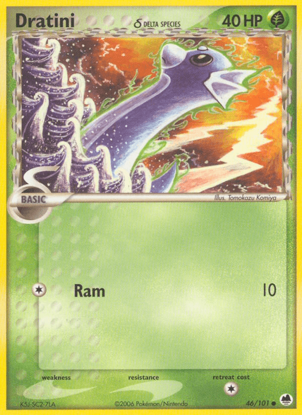 Dratini (46/101) (Delta Species) [EX: Dragon Frontiers] (Online Only)