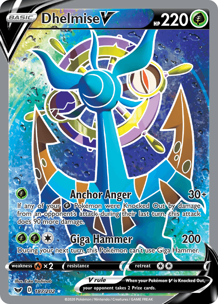 Dhelmise V (187/202) [Sword & Shield: Base Set] (Online Only)