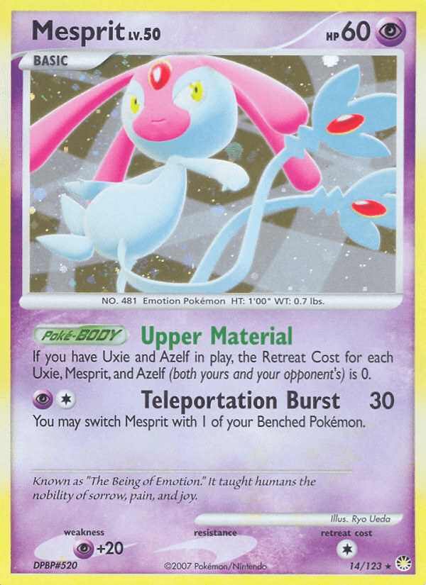 Mesprit (14/123) [Diamond & Pearl: Mysterious Treasures] (Online Only)