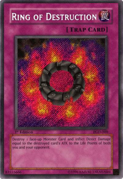 Ring of Destruction [PGD-000] Secret Rare (ONLINE ORDER ONLY)