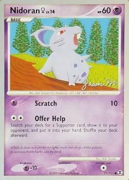 Nidoran♀ LV.14 (71/111) (Queengar - Jason Martinez) [World Championships 2009] (Online Only)