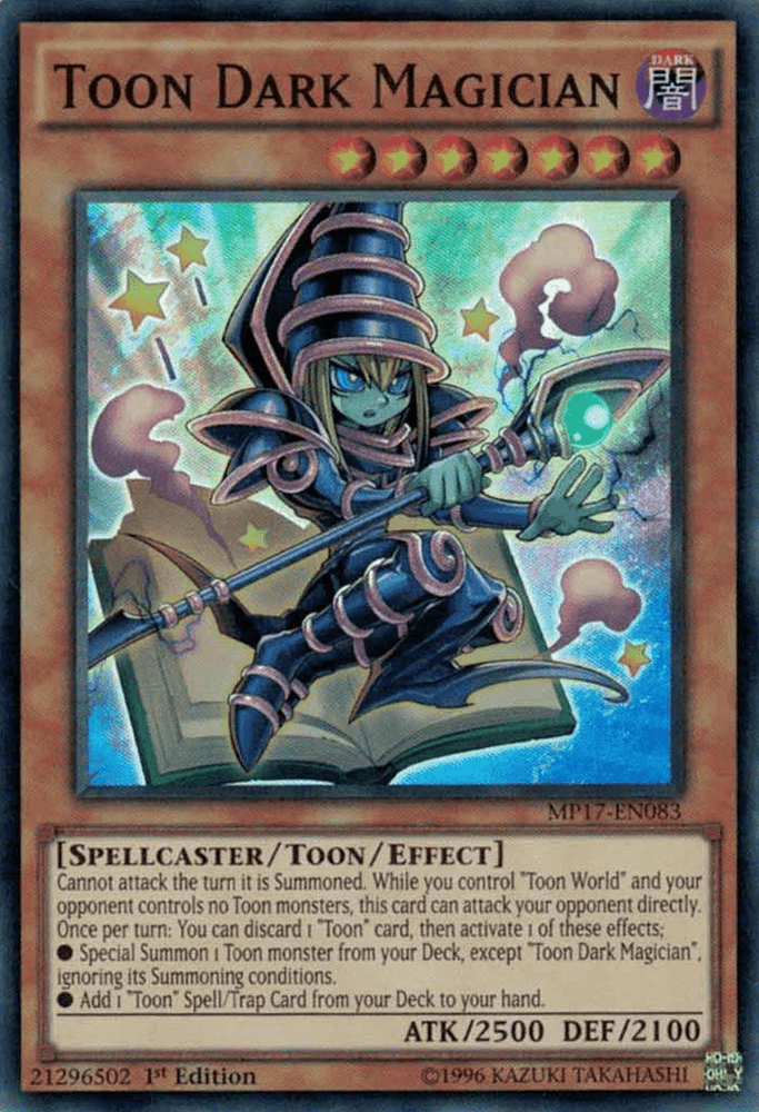 Toon Dark Magician [MP17-EN083] Super Rare (ONLINE ORDER ONLY)