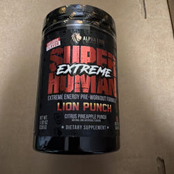 Superhuman Extreme Pre-Workout - Lion Punch (21 Servings) Exp 2/26 (ONLINE ORDER ONLY)