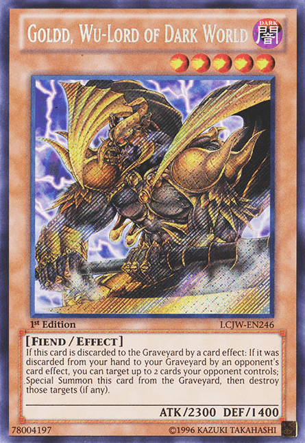 Goldd, Wu-Lord of Dark World [LCJW-EN246] Secret Rare (ONLINE ORDER ONLY)