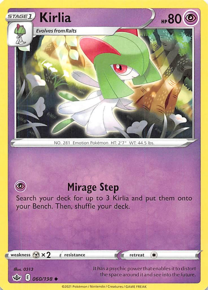 Kirlia (060/198) [Sword & Shield: Chilling Reign] (Online Only)