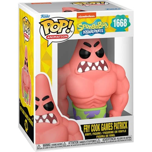 SpongeBob SquarePants 25th Anniversary Fry Cook Games Patrick Funko Pop! Vinyl Figure #1668 (ONLINE ORDER ONLY)