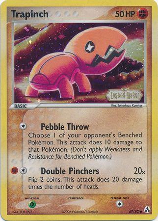Trapinch (67/92) (Stamped) [EX: Legend Maker] (Online Only)