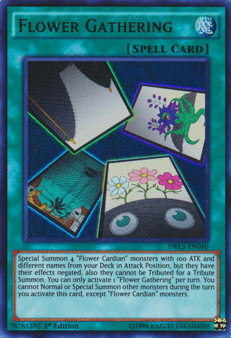Flower Gathering [DRL3-EN040] Ultra Rare (ONLINE ORDER ONLY)