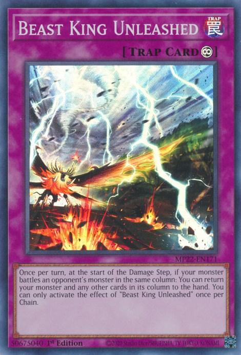Beast King Unleashed [MP22-EN171] Super Rare (ONLINE ORDER ONLY)