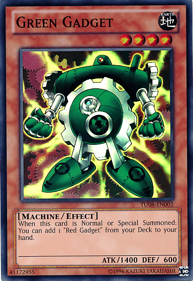 Green Gadget [TU08-EN002] Super Rare (ONLINE ORDER ONLY)