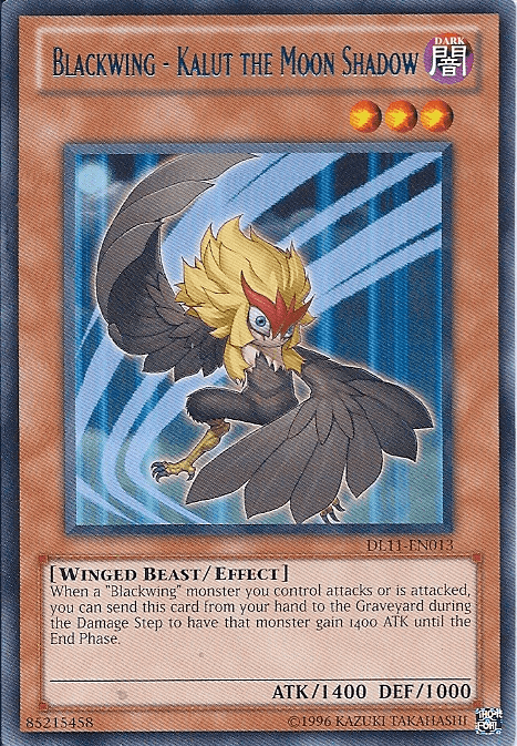 Blackwing - Kalut the Moon Shadow (Blue) [DL11-EN013] Rare (ONLINE ORDER ONLY)