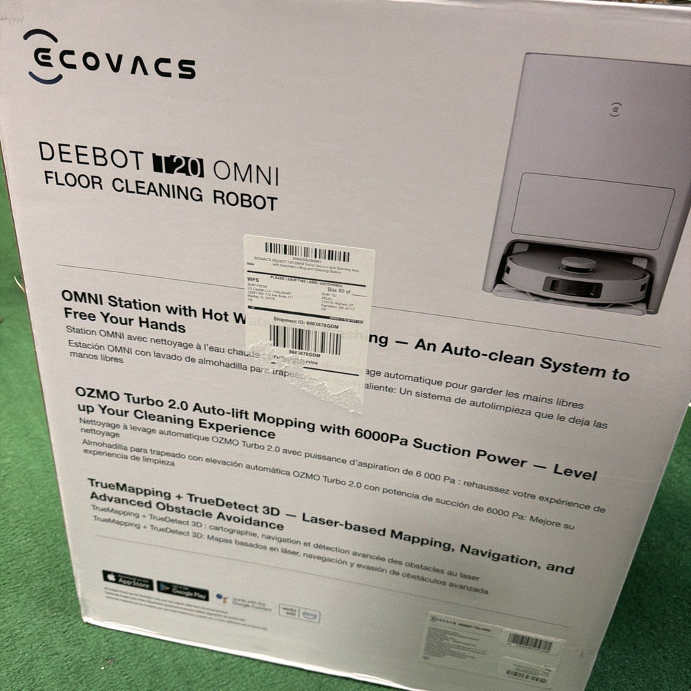 ECOVACS DEEBOT TEO OMNI Vacuum And Mop Robot Auto-Cleaning (ONLINE ORDER ONLY)