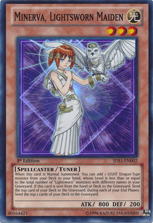 Minerva, Lightsworn Maiden [SDLI-EN002] Super Rare (ONLINE ORDER ONLY)