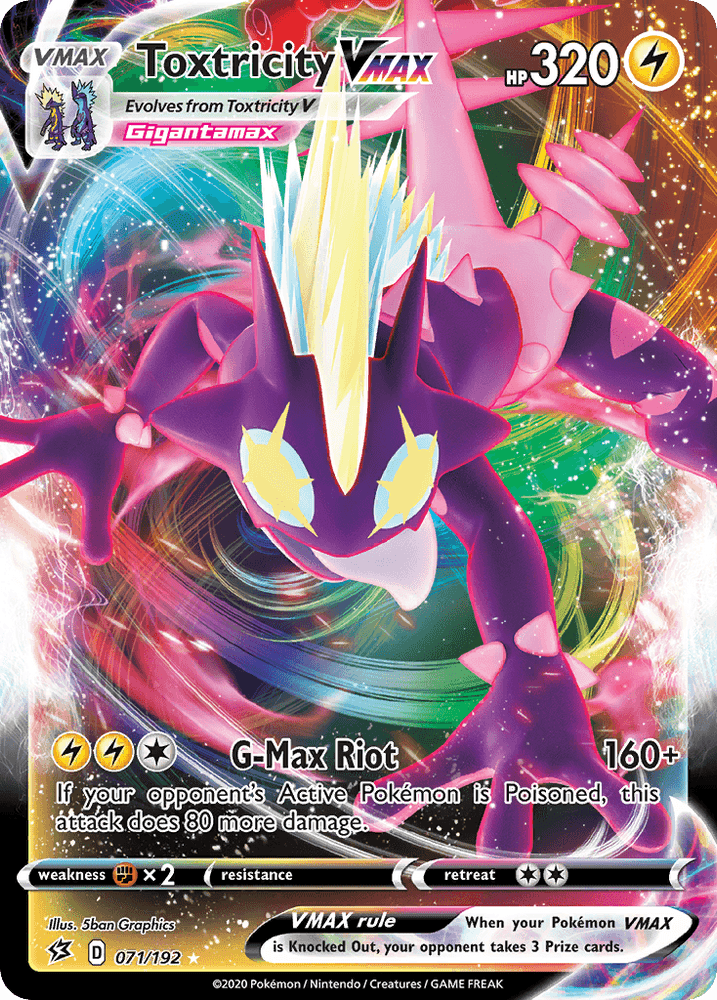 Toxtricity VMAX (071/192) [Sword & Shield: Rebel Clash] (Online Only)
