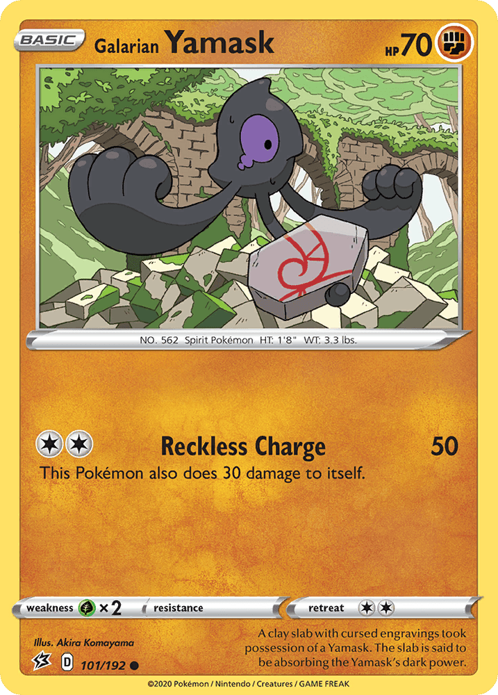 Galarian Yamask (101/192) [Sword & Shield: Rebel Clash] (Online Only)