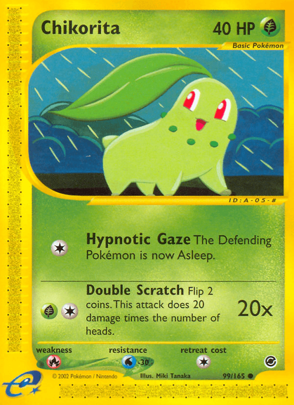 Chikorita (99/165) [Expedition: Base Set] (Online Only)
