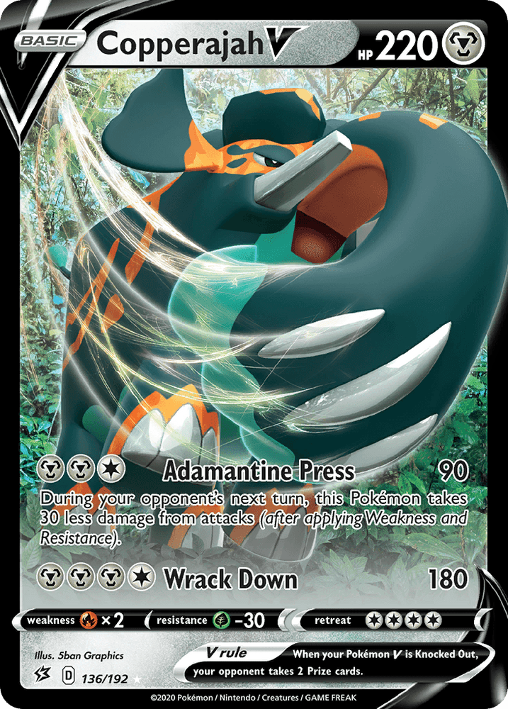 Copperajah V (136/192) [Sword & Shield: Rebel Clash] (Online Only)