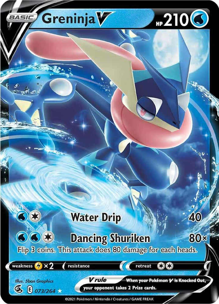 Greninja V (073/264) [Sword & Shield: Fusion Strike] (Online Only)