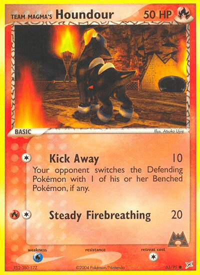 Team Magma's Houndour (63/95) [EX: Team Magma vs Team Aqua] (Online Only)