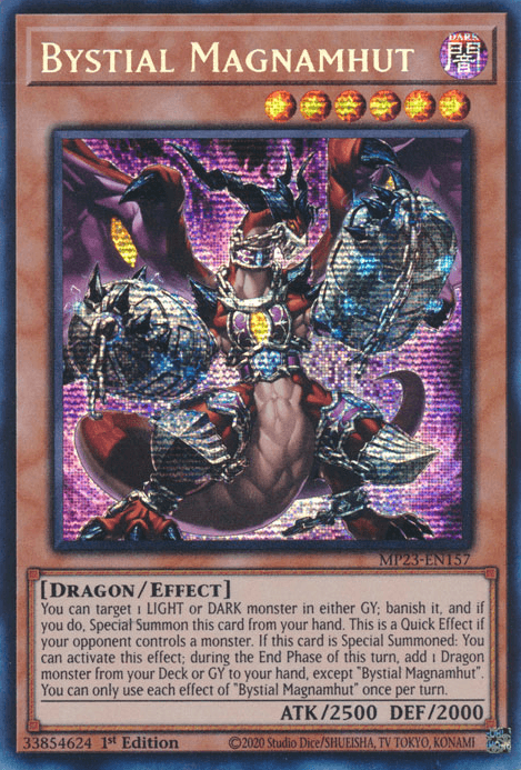 Bystial Magnamhut [MP23-EN157] Prismatic Secret Rare (ONLINE ORDER ONLY)