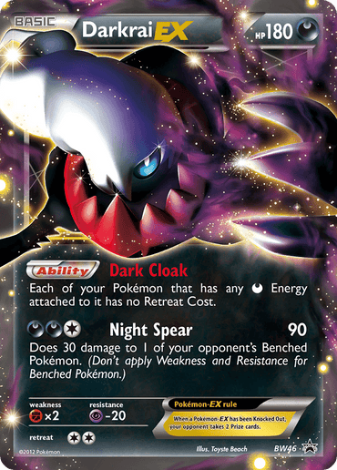 Darkrai EX (BW46) [Black & White: Black Star Promos] (Online Only)