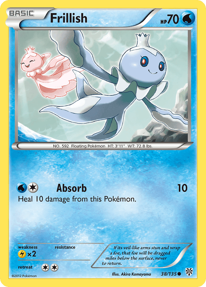 Frillish (38/135) [Black & White: Plasma Storm] (Online Only)